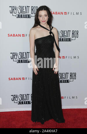 14 October 2019 - Hollywood, California -Mikey Madison. Premiere of Saban Films' 'Jay & Silent Bob Reboot' held at TCL Chinese Theatre. Photo Credit: PMA/AdMedia /MediaPunch Stock Photo