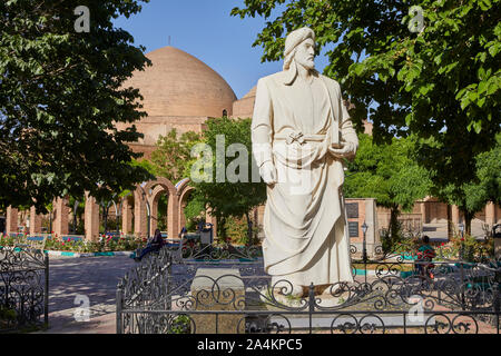 The Blue Mosque, also known as Kabud Mosque in the Iranian city of Tabriz, taken on 30.05.2017. It was completed in 1465 on behalf of Khatun Jan Begun, the wife of the leader of the Turkmen tribal Qara Qoyunlu, Jahan Shah, during his reign in the so-called Black Sheep Empire. | usage worldwide Stock Photo