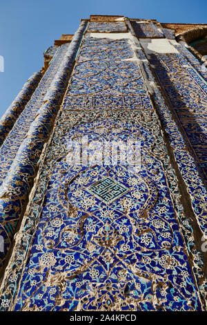 The Blue Mosque, also known as Kabud Mosque in the Iranian city of Tabriz, taken on 31.05.2017. It was completed in 1465 on behalf of Khatun Jan Begun, the wife of the leader of the Turkmen tribal Qara Qoyunlu, Jahan Shah, during his reign in the so-called Black Sheep Empire. | usage worldwide Stock Photo