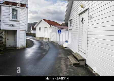 Residential Building, Europe; Flekkefjord; Hidra; Northern Europe, Scandinavia, Norway Stock Photo