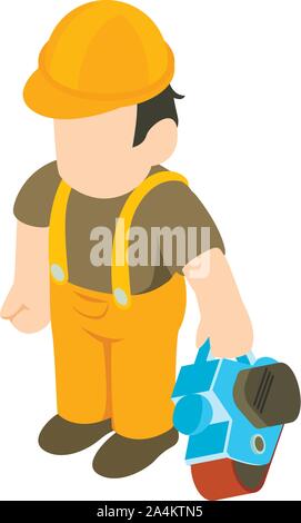 Grinder icon, isometric style Stock Vector