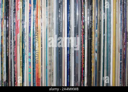 Vinyl collection Stock Photo