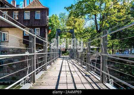 Kettensteg in Nuremberg Germany Stock Photo