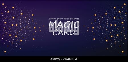 space galaxy cosmic card purple background stars satelite signal ...