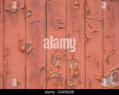 Old Red grunge Wooden Texture Stock Photo
