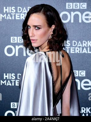 Ruta Gedmintas attending the premiere of His Dark Materials held at the BFI Southbank, London. Stock Photo