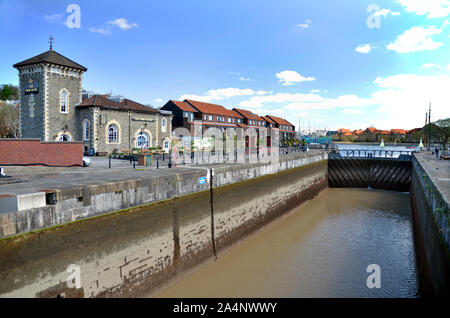 the pump house hotwells, bristol docks, UK Stock Photo