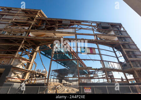 Detroit, Michigan - Demolition of the Joe Louis Arena, former home