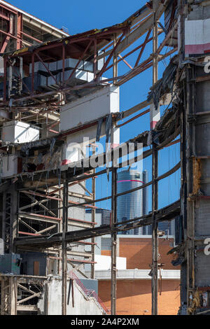 Detroit, Michigan - Demolition of the Joe Louis Arena, former home