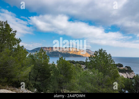 Cap Canaille in Les Calanques in Winter Stock Photo