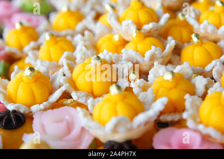 Thai dessert jah mongkut or sergeant pastry crown Stock Photo Alamy