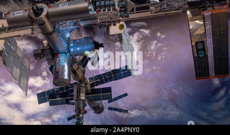 International Space Station (ISS) Stock Photo