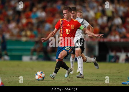 Dani Olmo (ESP), OCTOBER 10, 2019 - Football / Soccer : Under-21 International Friendly match between U21 Spain 1-1 U21 Germany at the Estadio Nuevo Arcangel in Cordoba, Spain. (Photo by Mutsu Kawamori/AFLO) Stock Photo