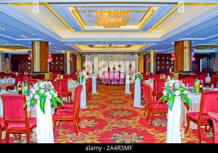 Chinese wedding Banquet in China Stock Photo