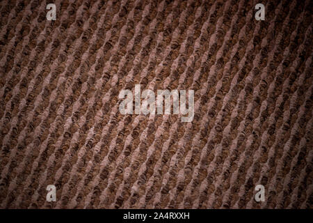 brown textile background. fibrous details Stock Photo