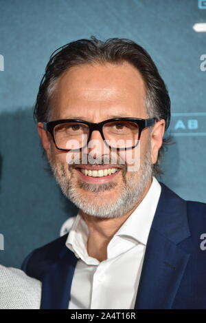 Cologne, Germany. 14th Oct, 2019. The actor Carlo Kitzinger comes to the screening of the film ' 7500 ' at the Film Festival Cologne, international film and television festival. Credit: Horst Galuschka/dpa/Alamy Live News Stock Photo