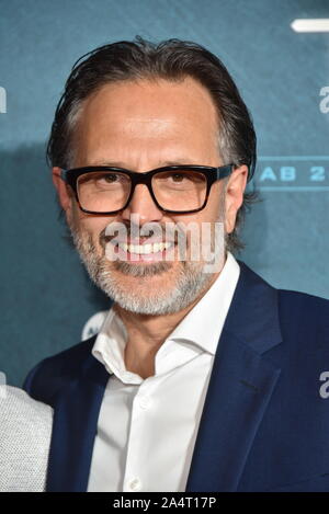 Cologne, Germany. 14th Oct, 2019. The actor Carlo Kitzinger comes to the screening of the film ' 7500 ' at the Film Festival Cologne, international film and television festival. Credit: Horst Galuschka/dpa/Alamy Live News Stock Photo