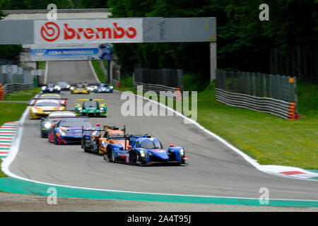 #9 - Realteam Racing - E. GARCIA / D. DROUX - Norma M 30 - Nissan  during 4h of Monza - European Le Mans Series - Race, Monza, Italy, 12 May 2019, Mot Stock Photo