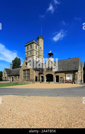 The Bedford Hall and Thorney Heritage museum, Thorney village, Cambridgeshire, England; UK Stock Photo