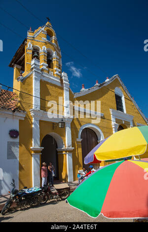 Iglesia San Juan de Dios - Santa Cruz de Mompox - Colombia Stock Photo