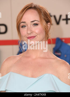 15 October 2019 - Westwood, California - Meghan Leathers. Apple TV 's 'For All Mankind' Los Angeles Premiere held at the Regency Village Theater. Photo Credit: Birdie Thompson/AdMedia /MediaPunch Stock Photo