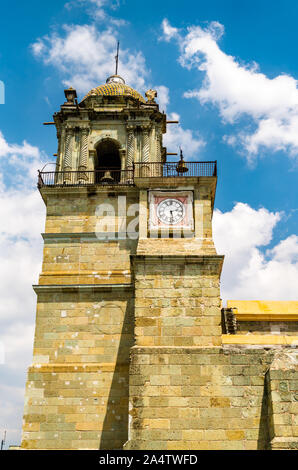 Cathedral of Our Lady of the Assumption in Oaxaca, Mexico Stock Photo