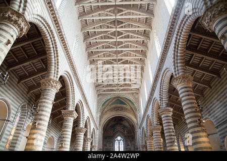 Italian Gothic Cattedrale di Santa Maria Assunta (Cathedral of Assumption of the Blessed Virgin Mary) in historic centre of Orvieto, Umbria, Italy. Au Stock Photo