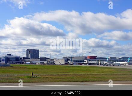 HALIFAX, NOVA SCOTIA -5 OCT 2019- View of the Halifax Stanfield International Airport (YHZ) in Halifax, Nova Scotia, Canada. Stock Photo