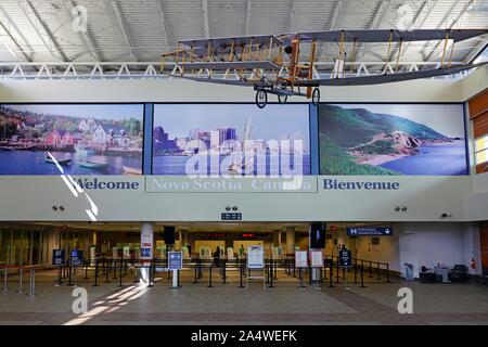 HALIFAX, NOVA SCOTIA -5 OCT 2019- View of the Halifax Stanfield International Airport (YHZ) in Halifax, Nova Scotia, Canada. Stock Photo