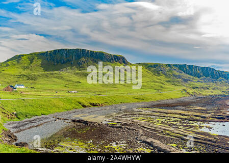 Duntulm coast view, Isle of Skye, Scotland Stock Photo