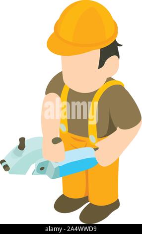 Joiner icon, isometric style Stock Vector