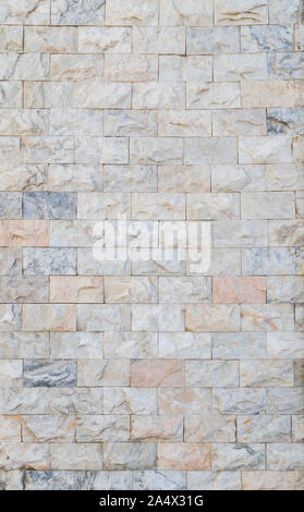 High resolution full frame background of detailed new and modern brick wall. Stock Photo