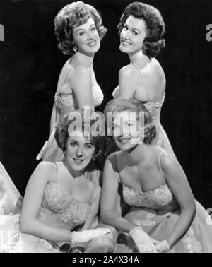 THE CHORDETTES Promotional photo of American vocal group about 1955 Stock Photo