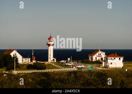 La Martre Lighthouse   Cap de la Madeleine, Quebec, CA Stock Photo