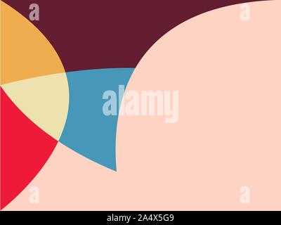 Colorful abstract background with angled blocks, squares, diamonds, rectangle and triangle shapes layered in abstract modern art style background patt Stock Vector