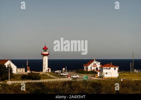 La Martre Lighthouse   Cap de la Madeleine, Quebec, CA Stock Photo