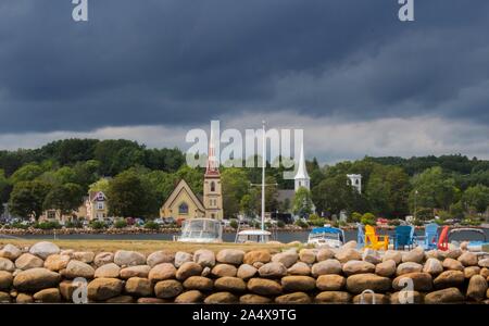 Mahone Bay Three churches, Halifax, Canada, Nova Scotia, Canada, North ...