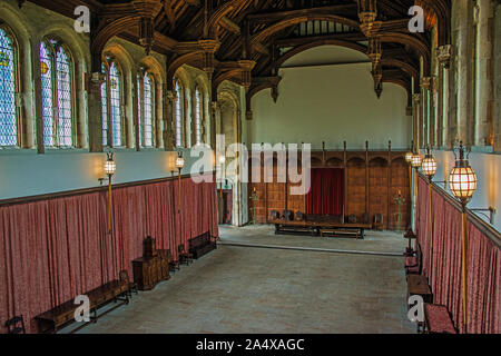 Minstrel's Gallery, Great Hall, Eltham Palace, London, England Stock ...