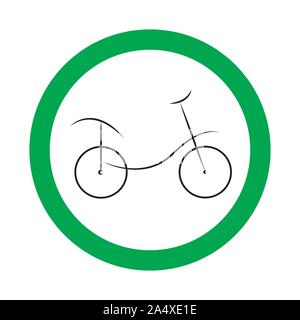 Vector allowed sign on white background with green circle. Cool for cafe, restaurant. Illustration can use in dog friendly place Stock Vector