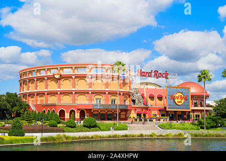 Hard Rock Cafe, Dining, Restaurant at CityWalk, Universal Studios Resort, Orlando, Florida, USA Stock Photo