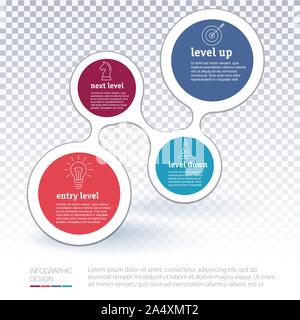 Vector infographics template. Stock Vector