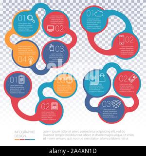 Vector infographics template. Stock Vector
