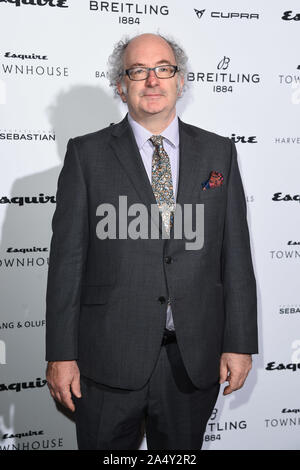 LONDON, UK. October 16, 2019: John Lanchester arriving for the Esquire Townhouse 2019 launch party, London. Picture: Steve Vas/Featureflash Credit: Paul Smith/Alamy Live News