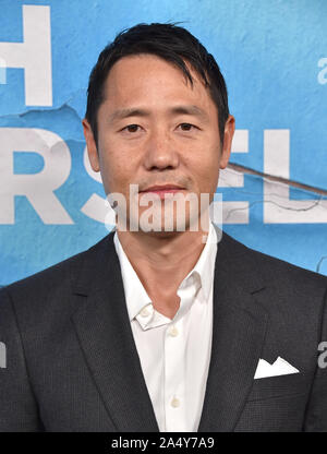 October 16, 2019, Hollywood, California, USA: Rob Yang arrives for the premiere of NetflixÃs Ã”Living With Yourself at the Arclight Cinemas. (Credit Image: © Lisa O'Connor/ZUMA Wire) Stock Photo