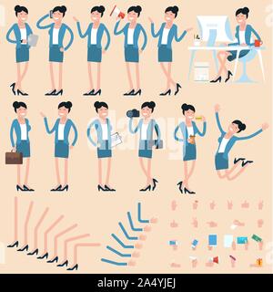 young man animation character Stock Vector