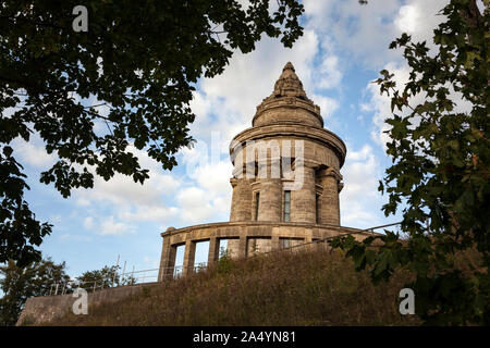 Burschenschaftsdenkmal (Fraternity monument) in the south of Eisenach on the Gopelskuppe Stock Photo