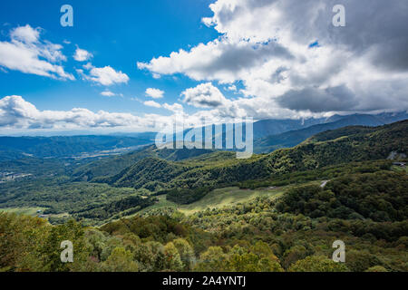 Tsugaike nature park at nagono, otari village Stock Photo