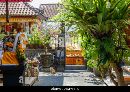 Shrine At Sanggah Kemulan Rong, Family Temple In Traditional Balinese ...