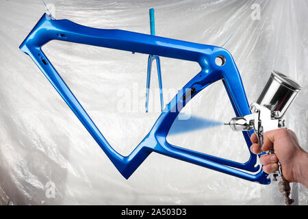 metallic blue spray paint for bike