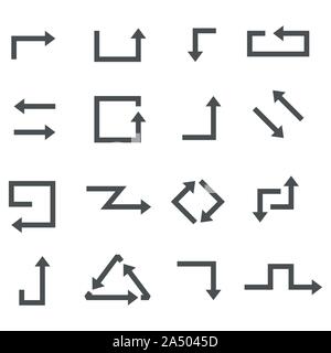 Direction arrows Stock Vector